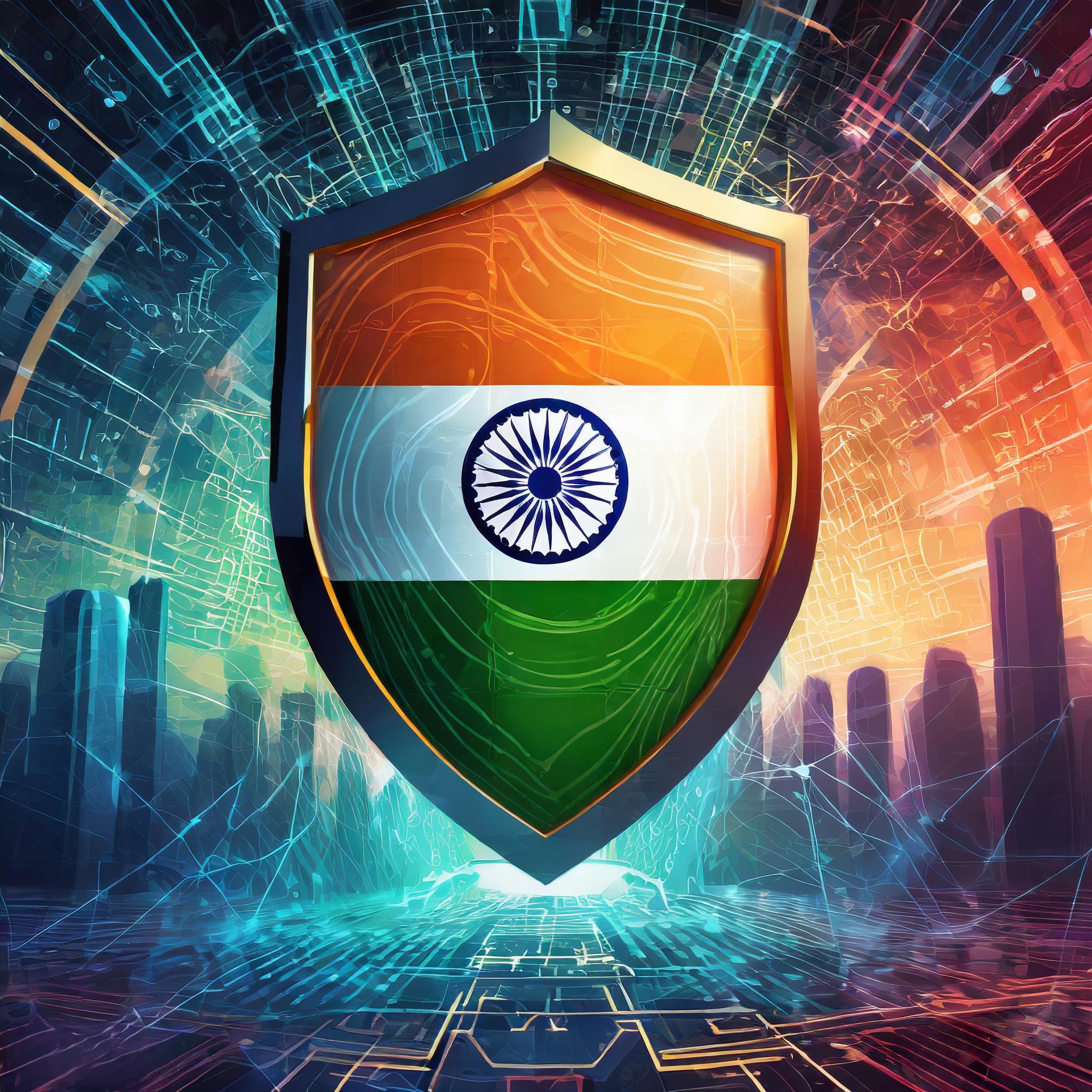 India cyber security symbol